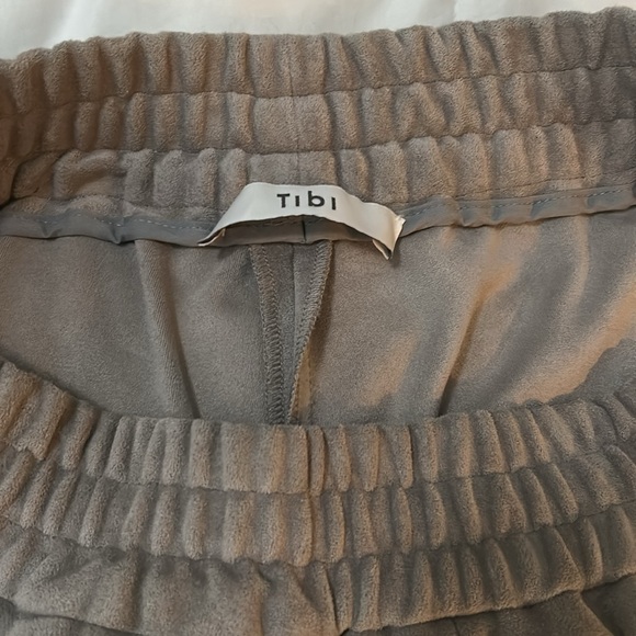 Tibi Ultrasuede Wide Leg Pull On Pant - Picture 6 of 7